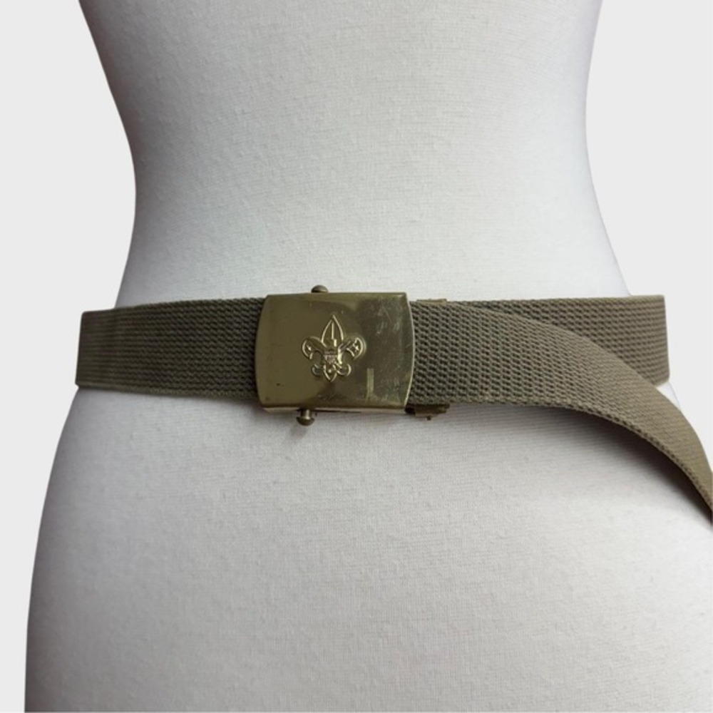 Vintage Boy Scouts Belt Fits Small - Medium Junior Women Outdoor Camping Style
